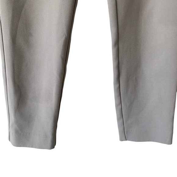 Oak + FORT Ankle Cropped Cigarette Trousers Grey Women's Size 2 - Picture 5 of 10